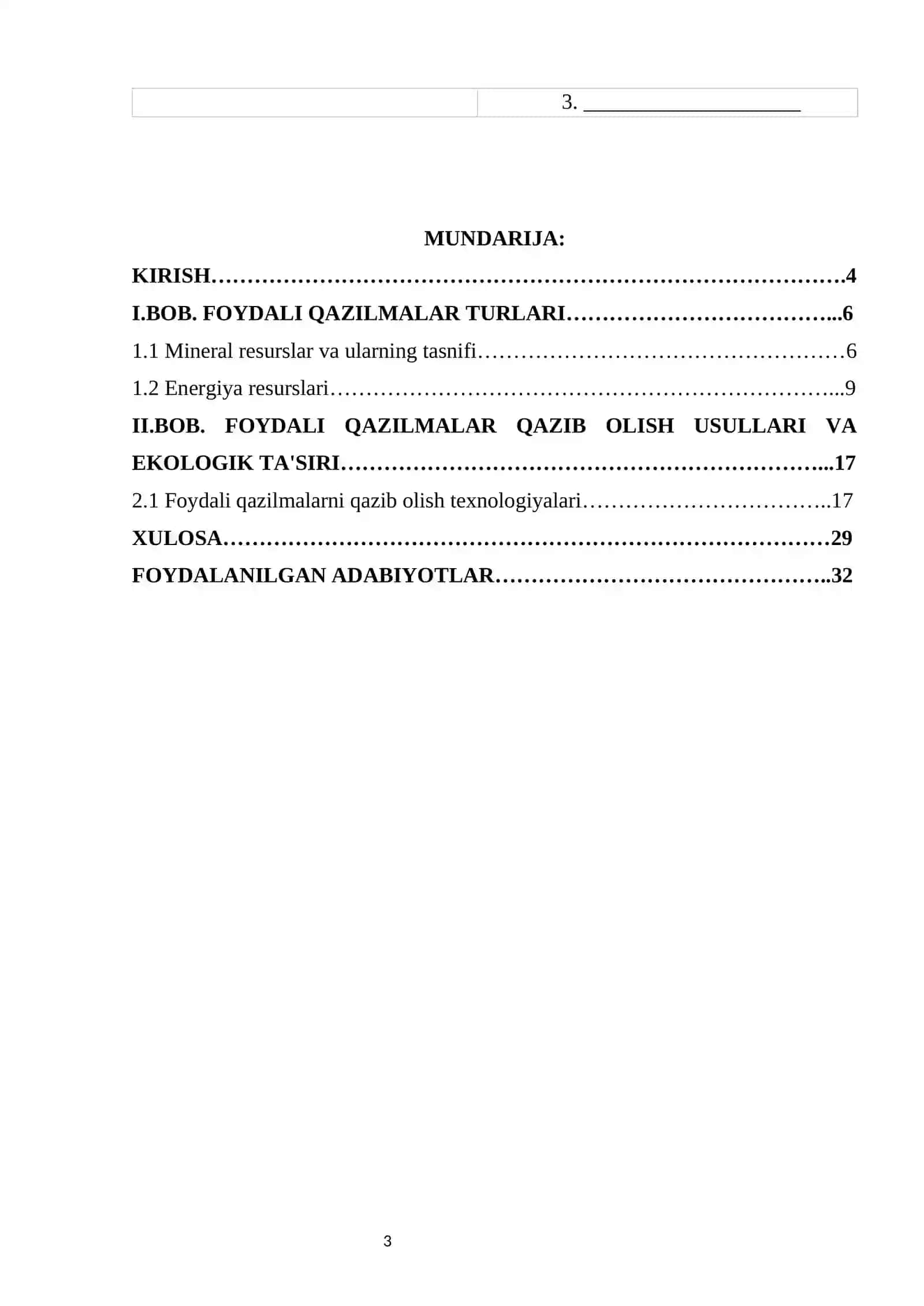 Foydali qazilmalar 3