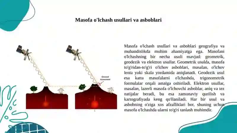 Joyda masofa o'lchash 3
