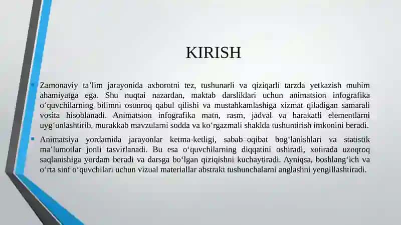Fizika darsi uchun 3