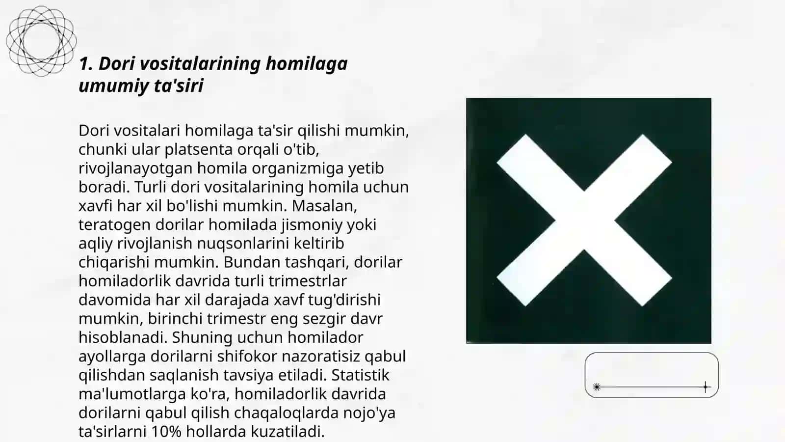 Dori vositalarining homilaga taʼsiri 3
