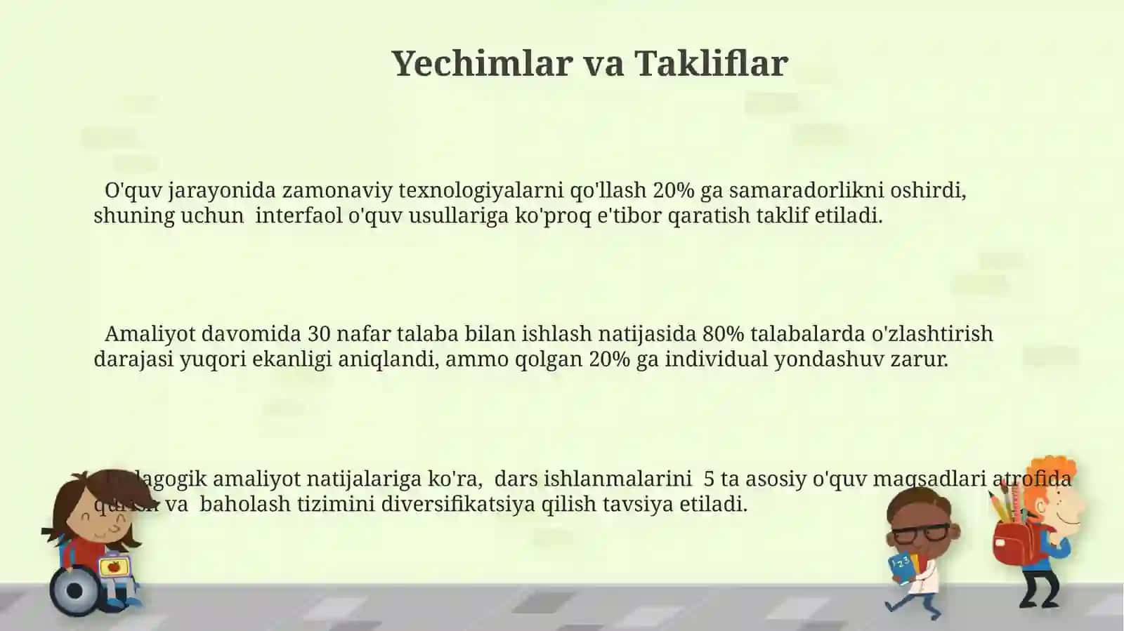 Pedagogik malakaviy amaliyot yuzasidan hisoboti 3