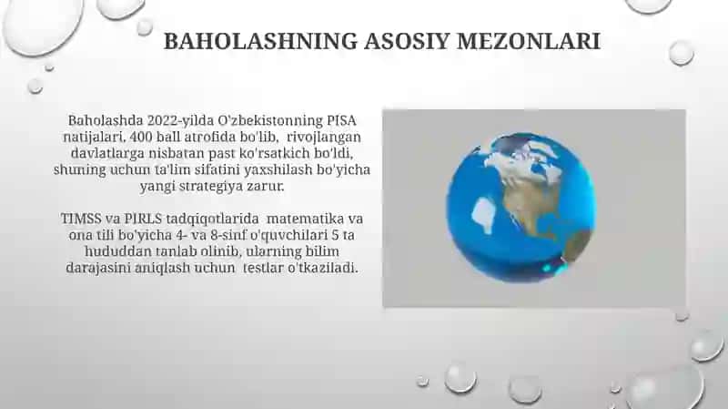 Xalqaro va milliy baholash mohiyati va mezonlari 3