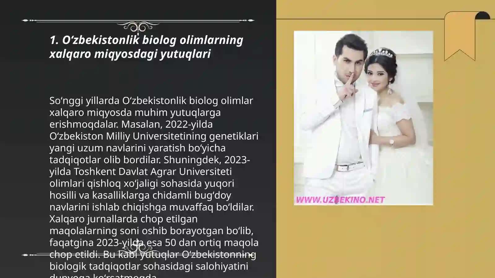 Oʻzbekistonning biolog olimlari dunyo nigohida 3