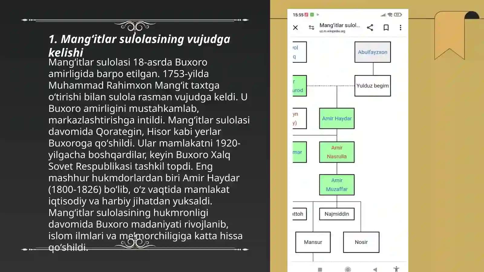 Mangʻitlar sulolasi haqida 3