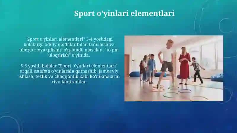 Sport o'yinlari elementlari 3