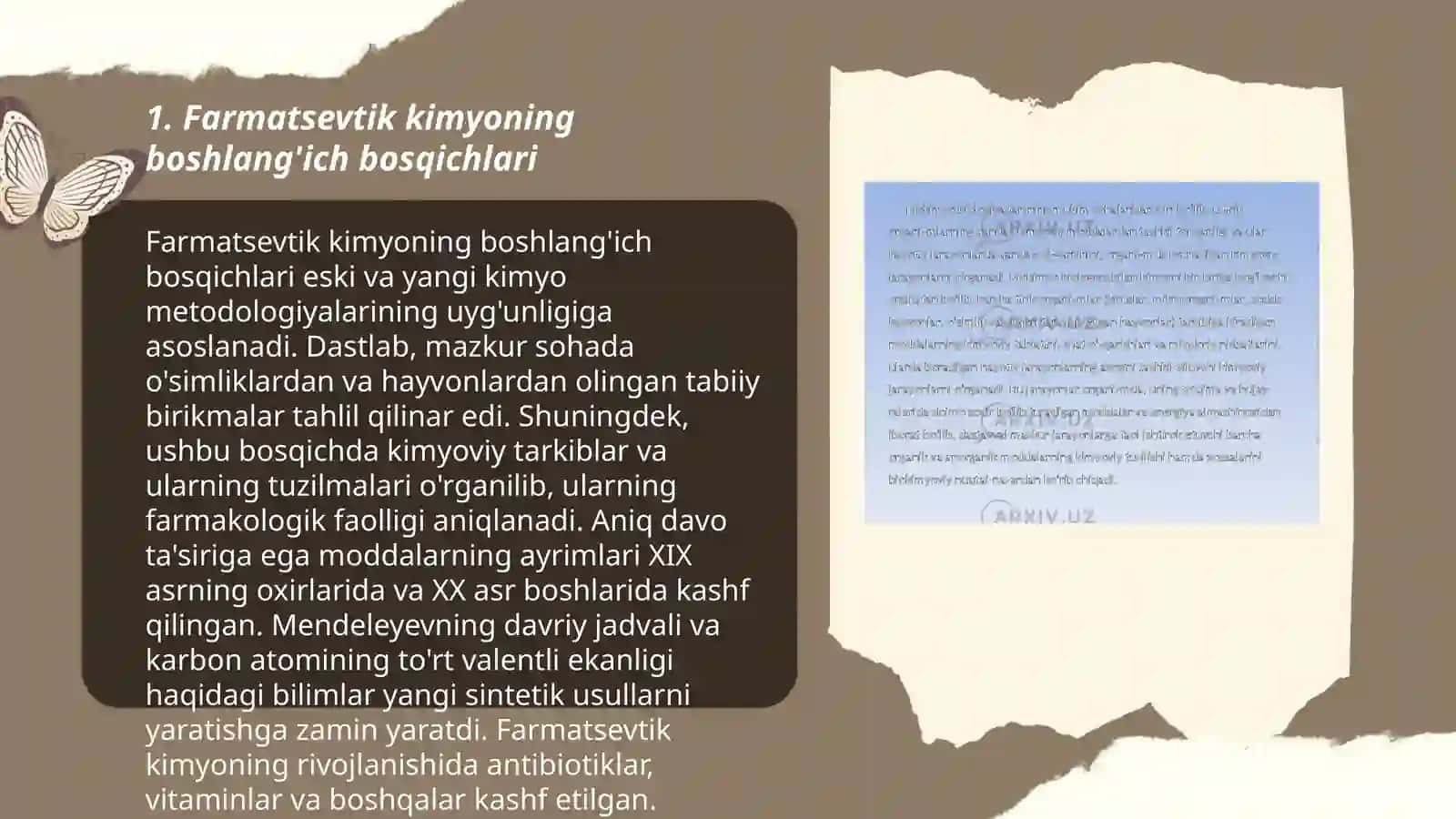 Farmatsevtik kimyo fanining rivojlanish tarixi 3