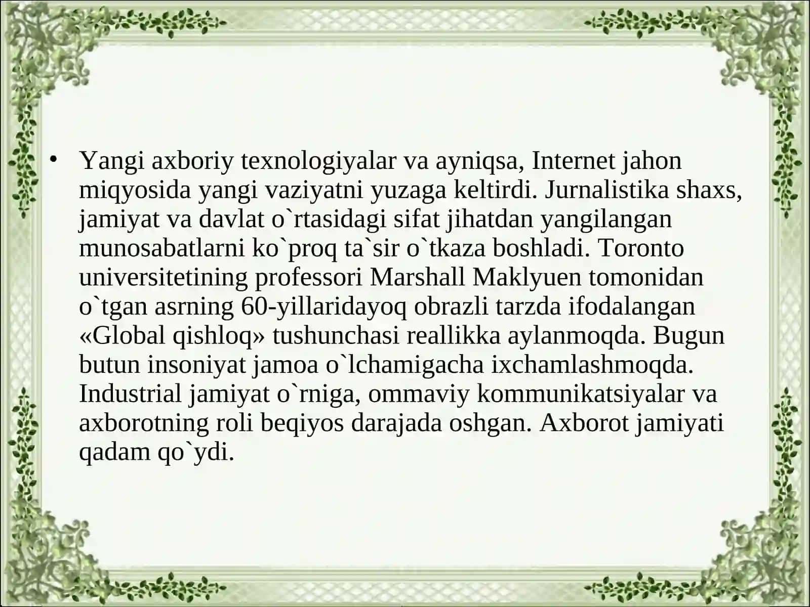 O’zbekistonda ommaviy axborot vositalari 3