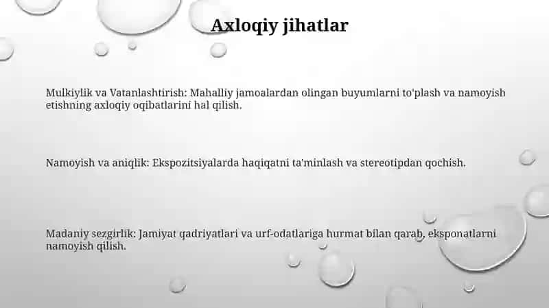O'lkashunoslik muzeylari 3