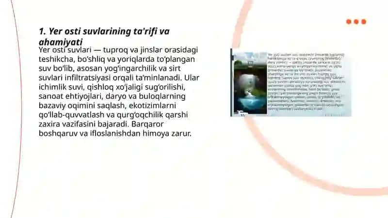 Yer osti suvlari 3