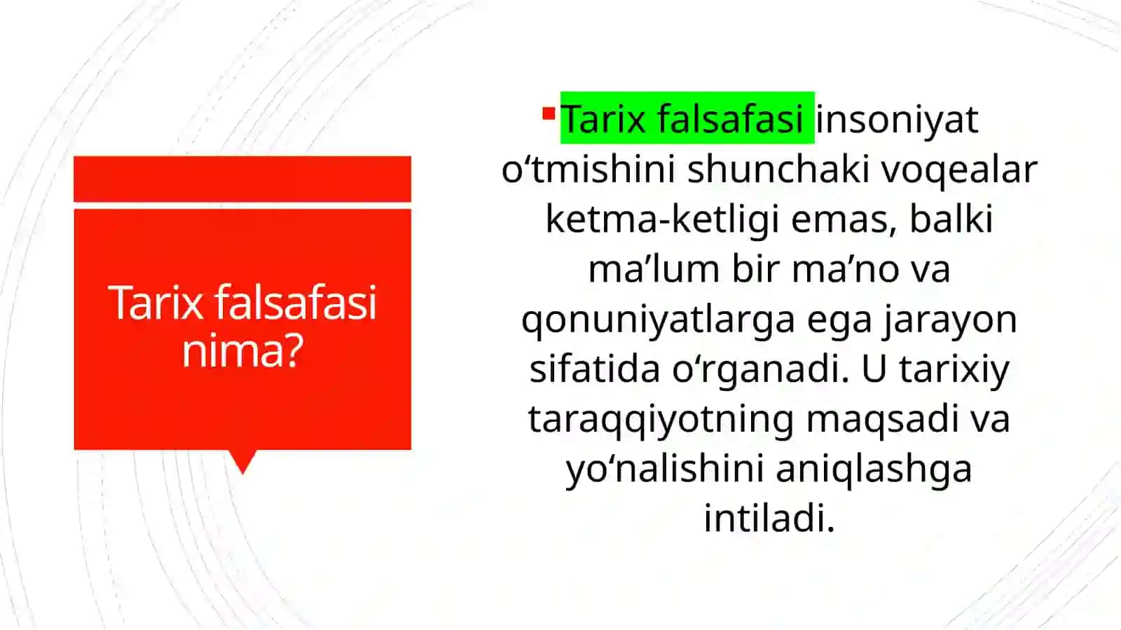 Tarix falsafasi: sivilizatsiya va madaniyat 3