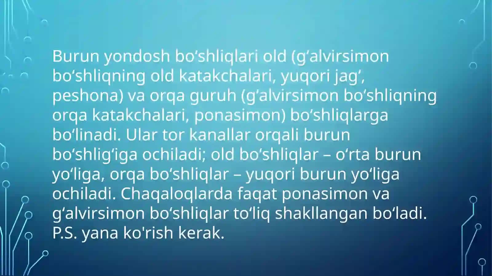 Burunyondoshbo’shliqlarituzilishi 3