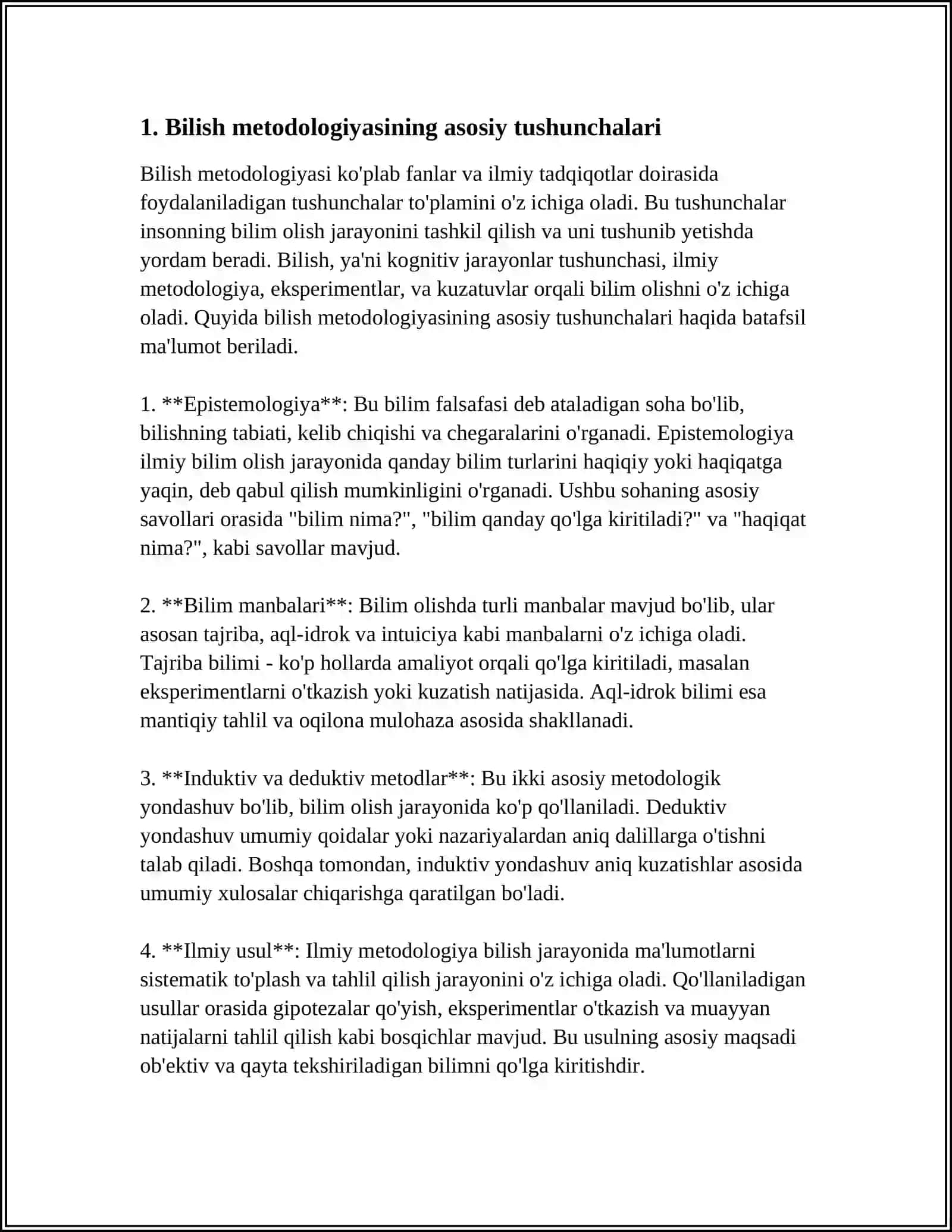 BILISH METADOLOGIYASI 3