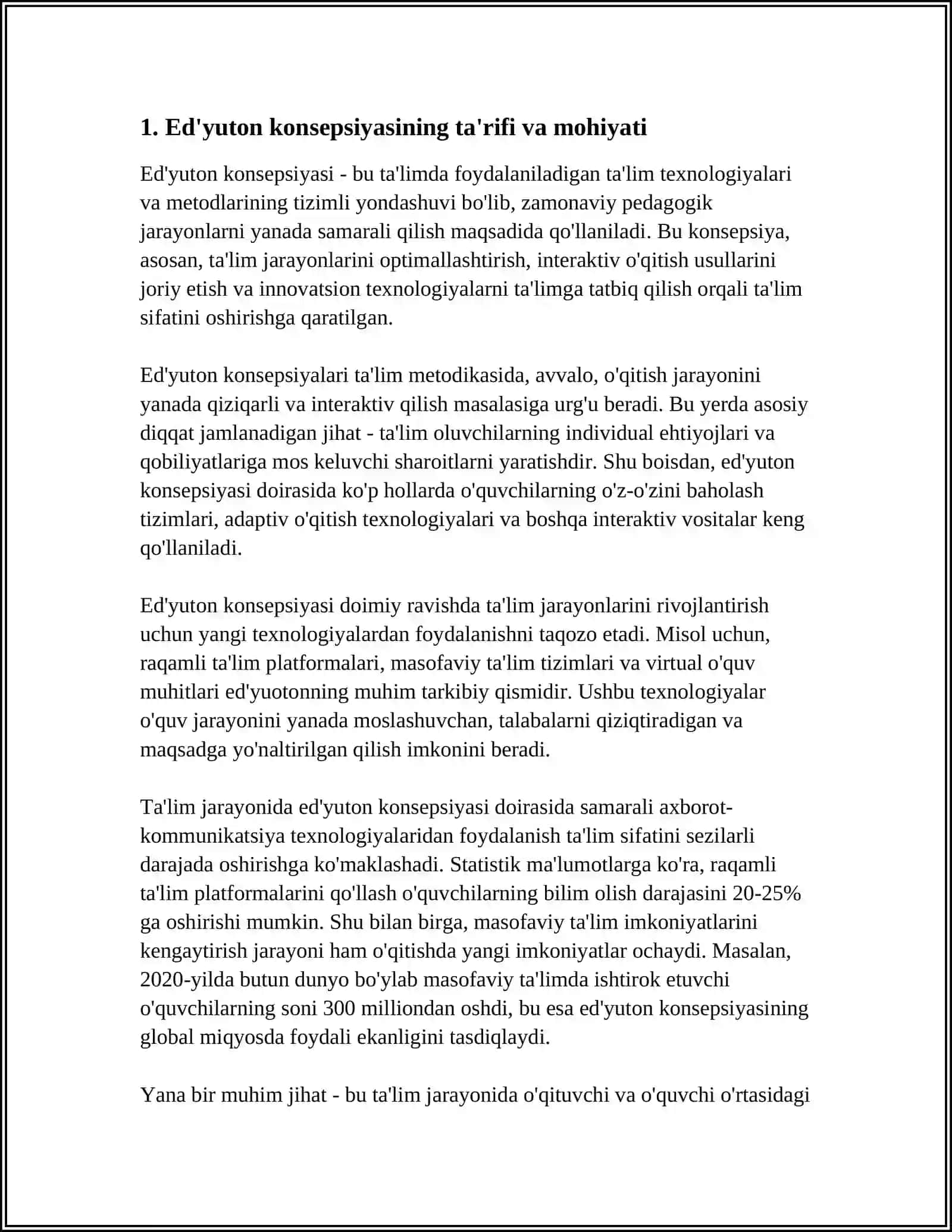 ED'YUTON KONSEPSIYASI 3