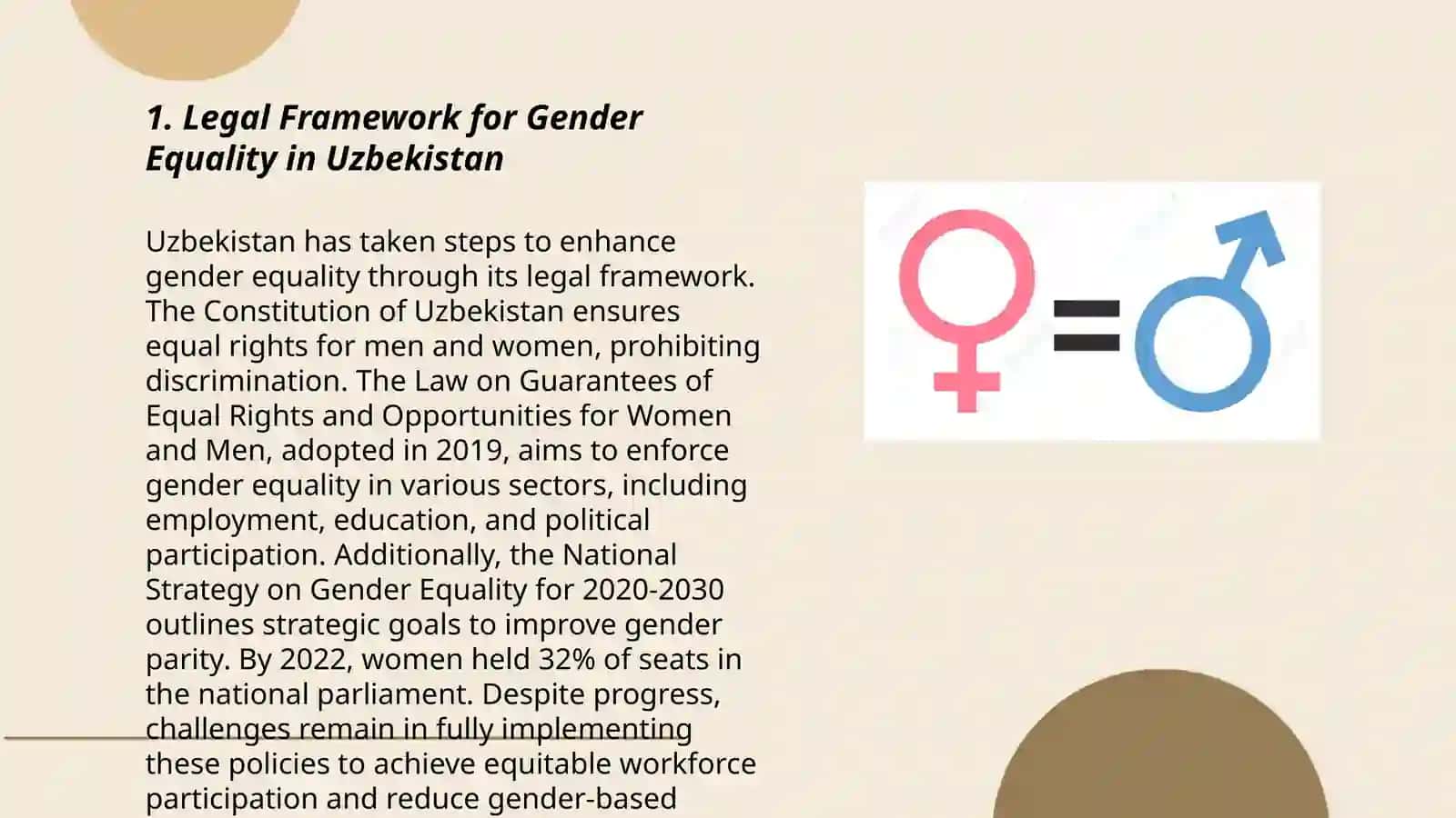 Gender equality in Uzbekistan 3