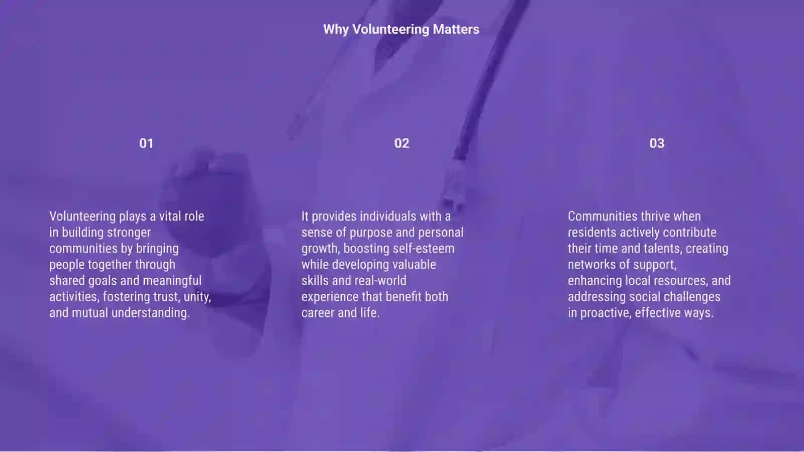 Importance of Volunteering in the Community 3