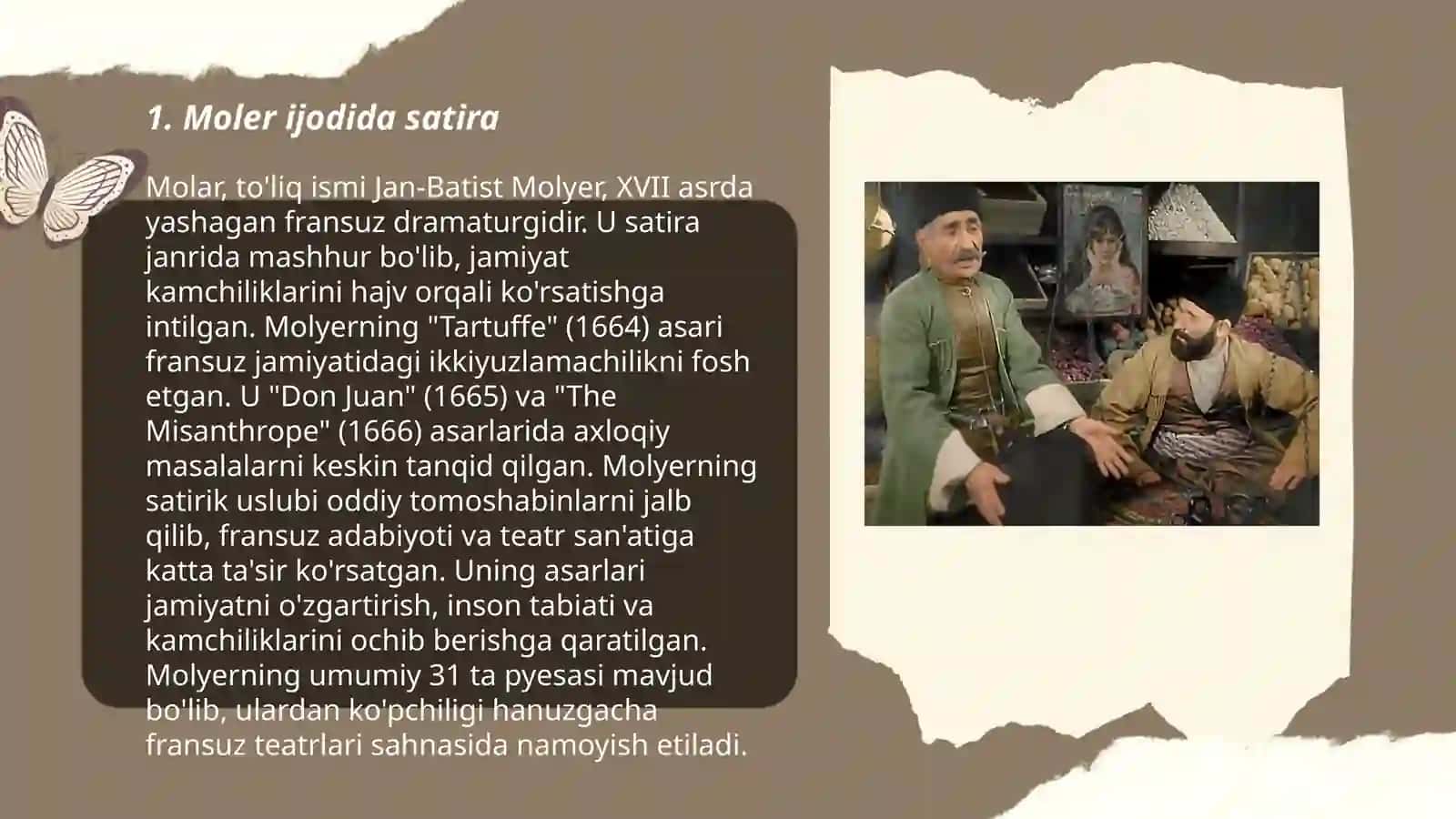 Moler ijodi. "Tortyuf" komediyasi 3