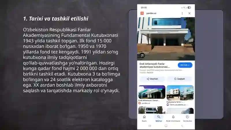 O‘zbekiston Respublokasi fanlar akademiyasining fundamental kutubxonasi 3