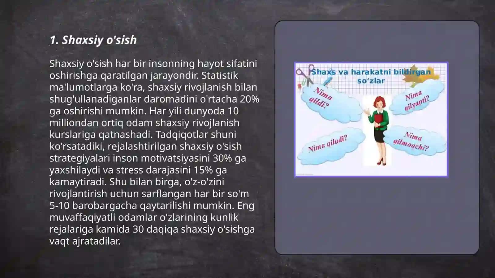 Shaxsni rivojlantirish 3