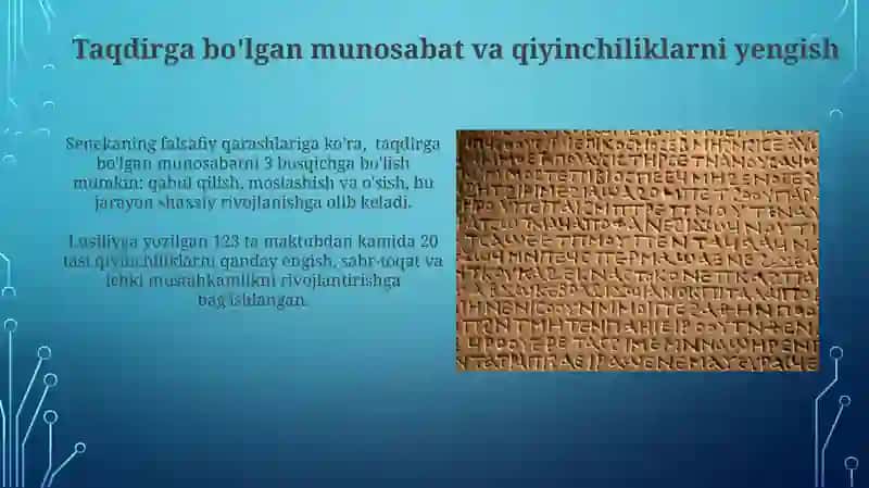 Senekaning Lutsiliyga axloqiy hatlari 3