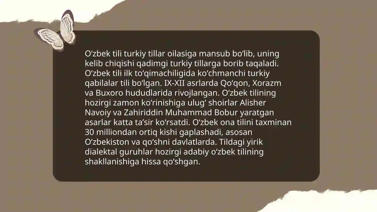 Oʻzbek tili leksikasining tarixiy taraqqiyoti 3