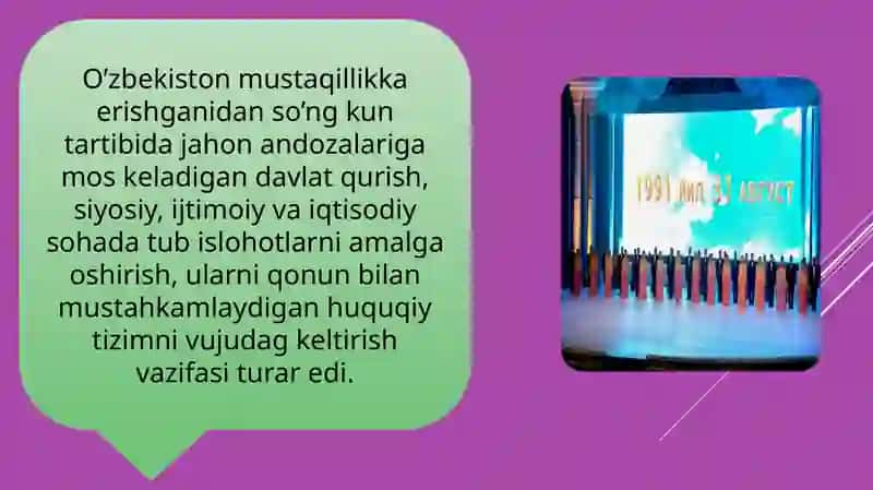 O’zbekiston tanlagan mustaqil rivojlanish yo’li va uning ahamiyati 3