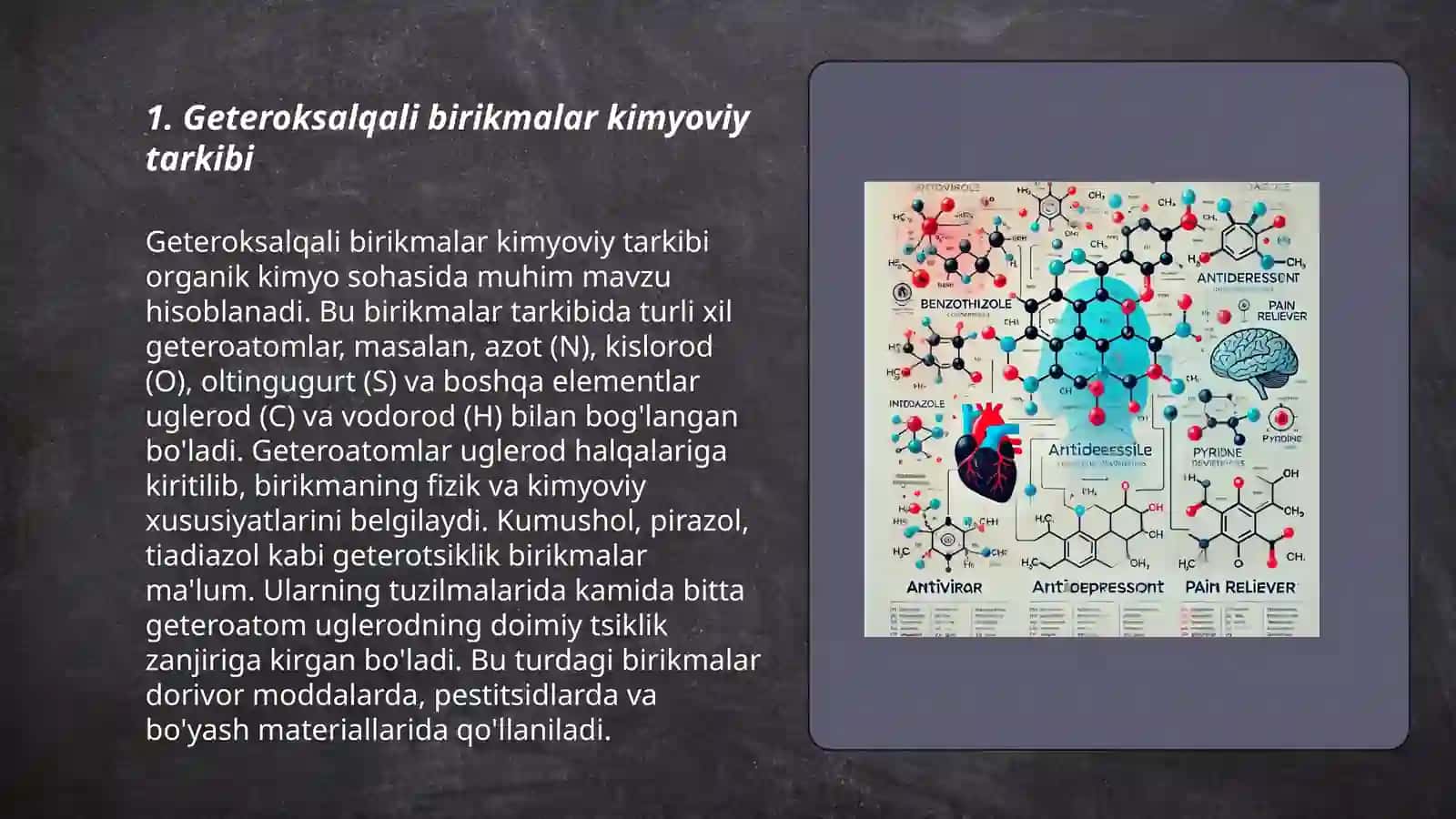 Geteroksalqali birikmalar kimyoviy tarkibi 3