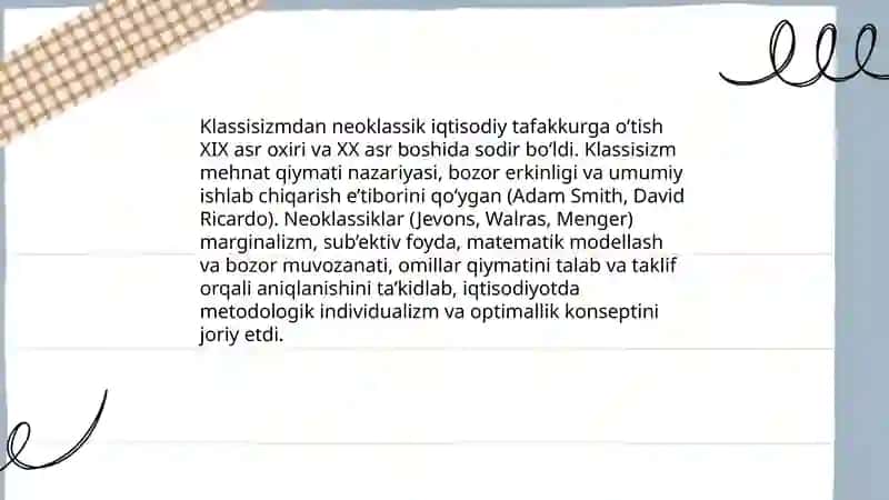 Hozirgi zamon iqtisodiy qarashlari evolyutsiyasi 3