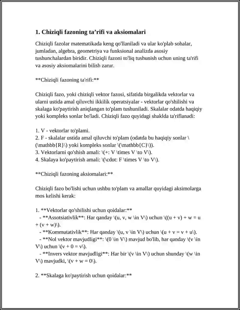 CHIZIQLI FAZO 3
