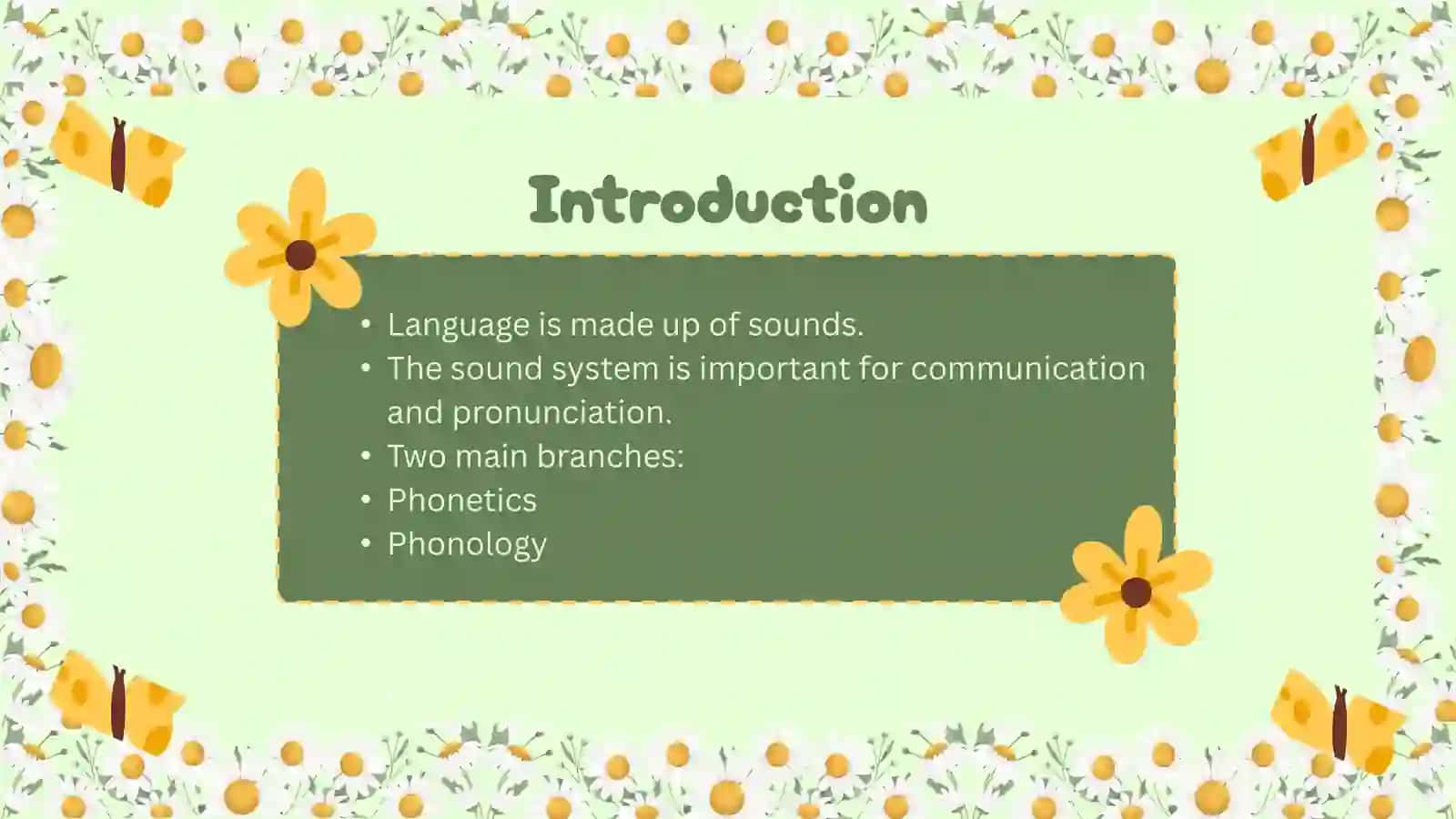 The sound system of the English language 3