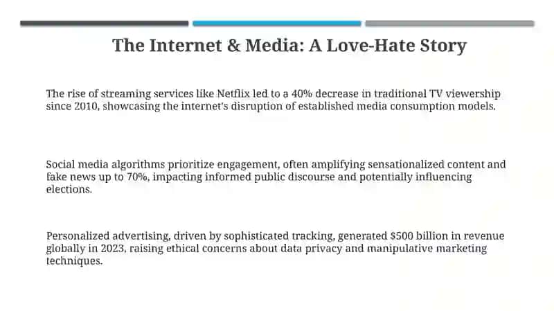 The Internet & Media: A Love-Hate Story 3