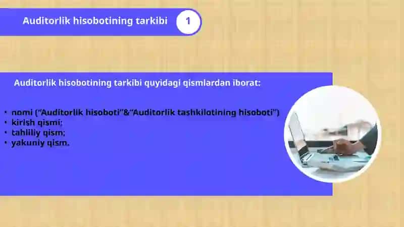 AUDITORLIK HISOBOTINI TUZISH 3