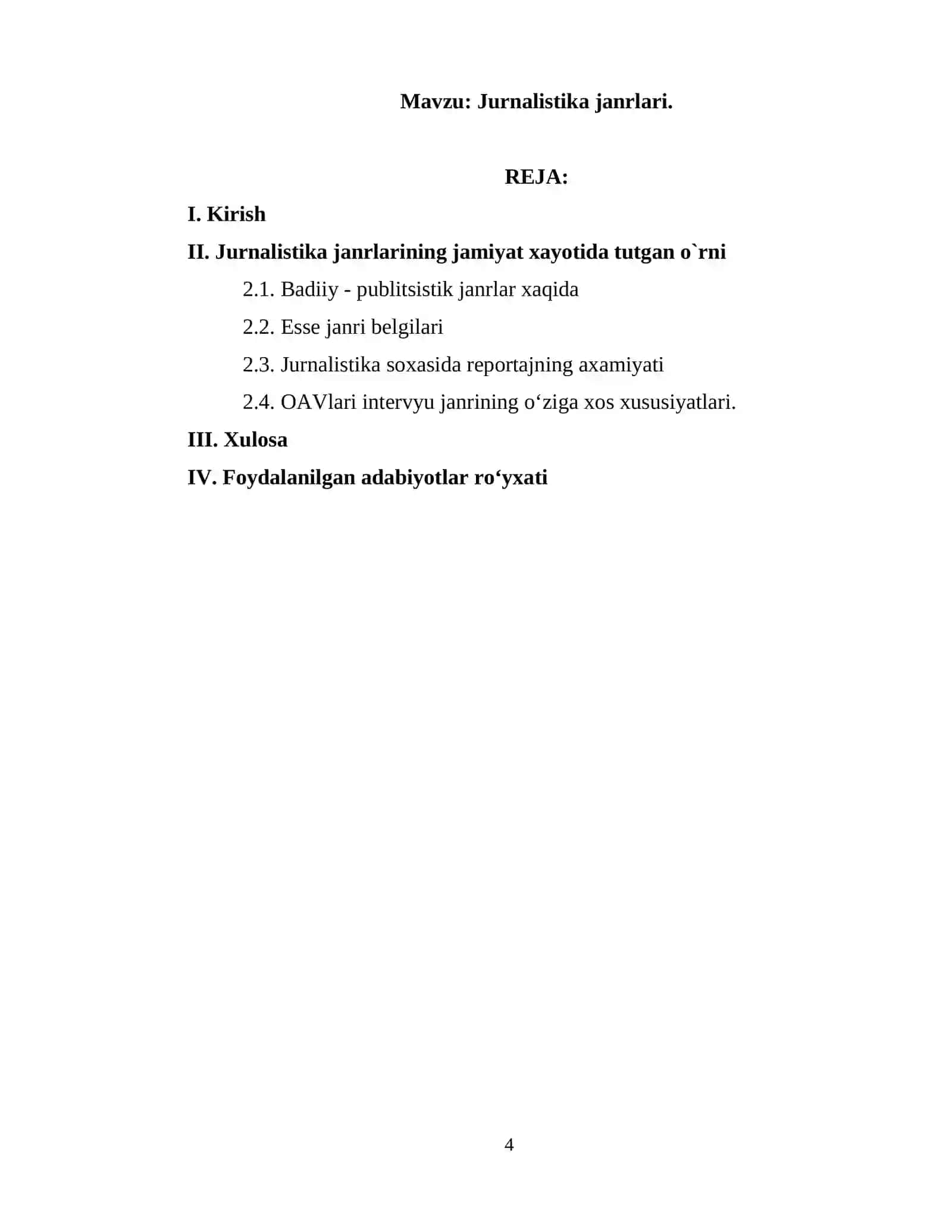 Jurnalistika janrlari 3