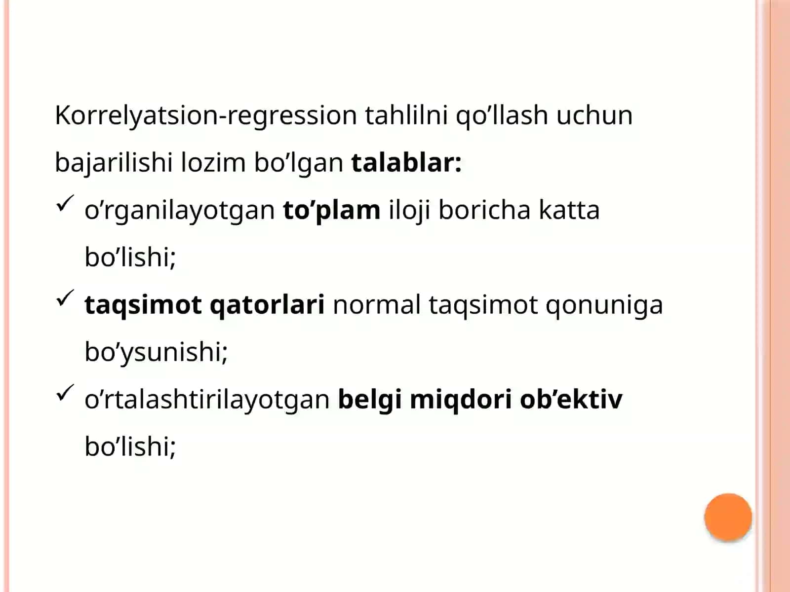 Regression va korrelyatsion tahlil 3