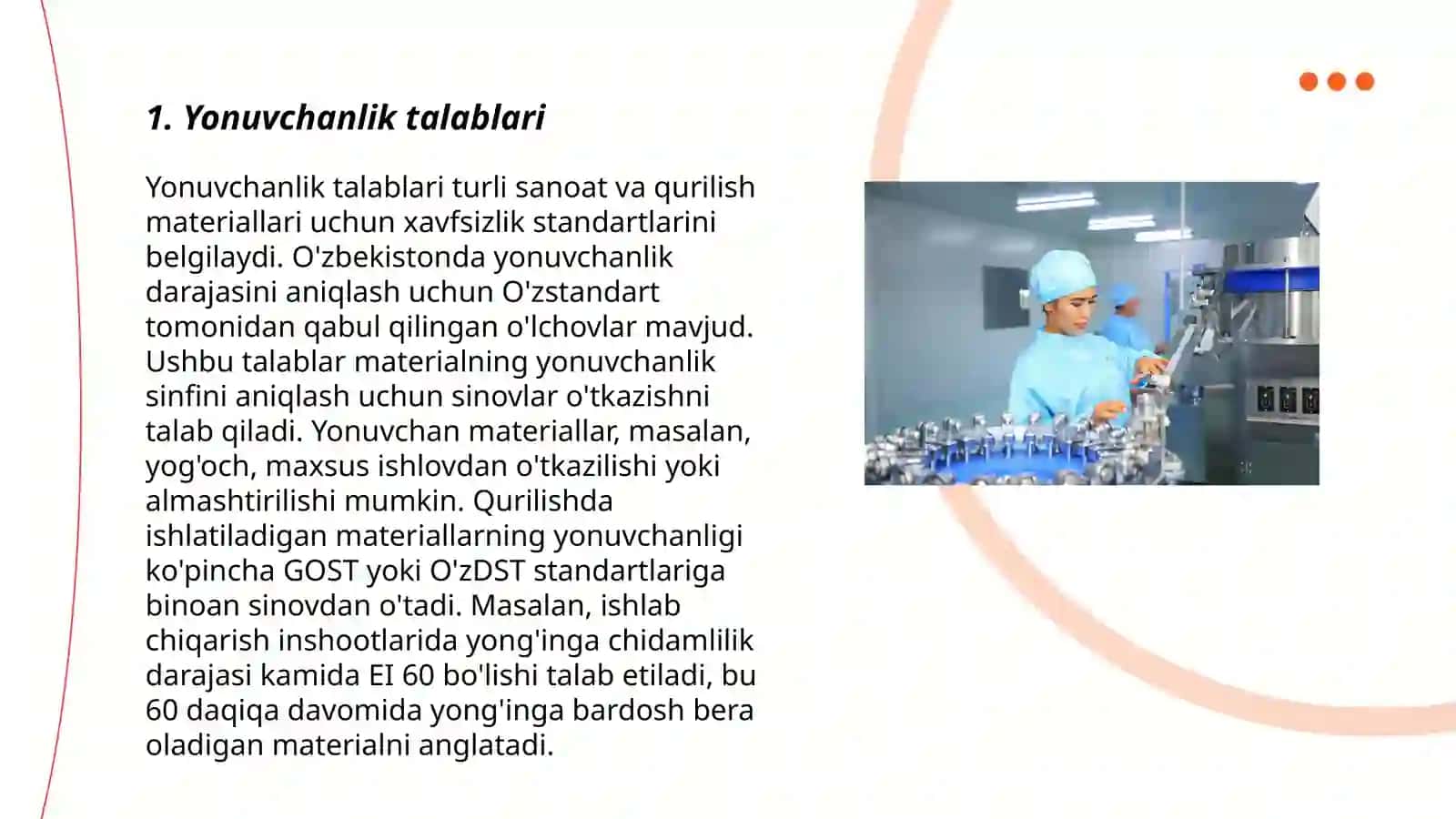 Neft mahsulotlariga qo’yiladigan talablar 3