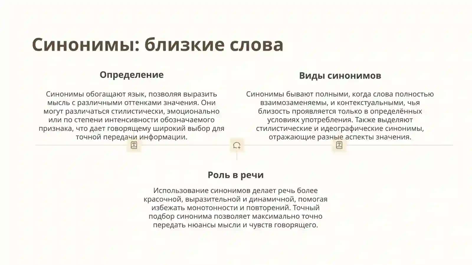Слова и их связи 3