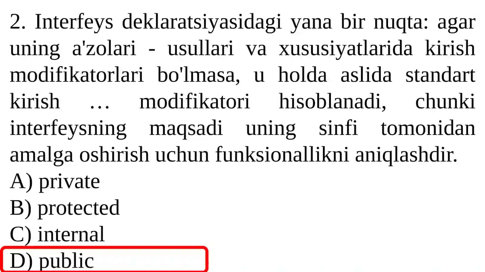 C# tilida umumlashtirish.. 3