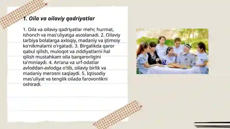Oila va oilaviy qadriyatlar 3