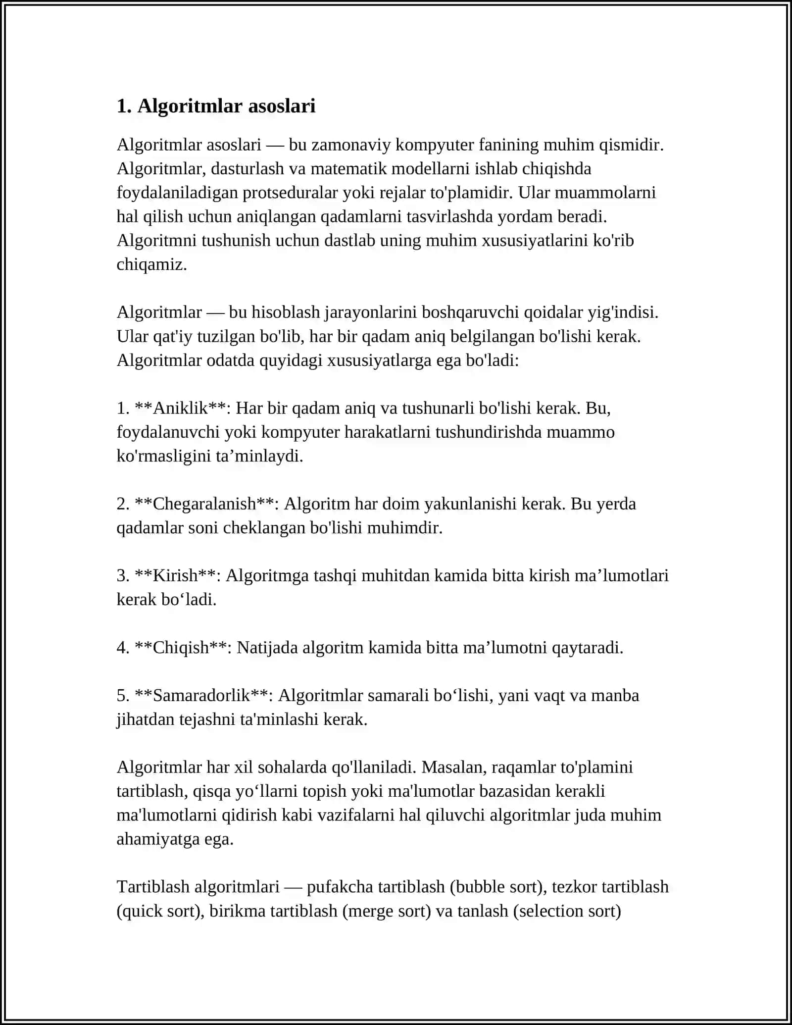 QIDIRUV ALGORITMLARINI QIYOSIY TAHLILI 3