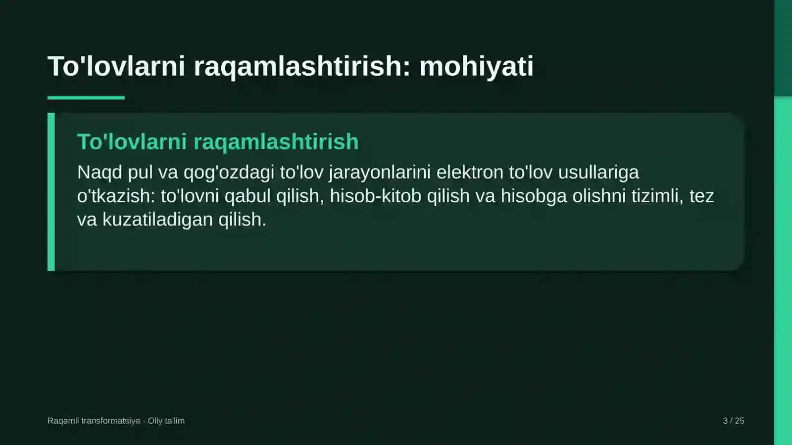 masofaviy ta'limda to'lovlarni raqamlashtirish 6215 3