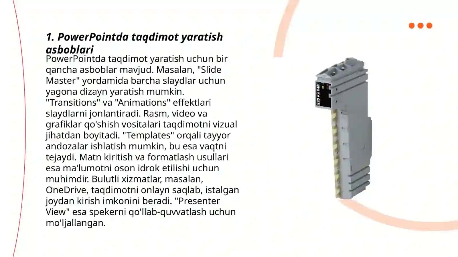 PowerPointda Taqdimotlar Yaratish Asboblari 3