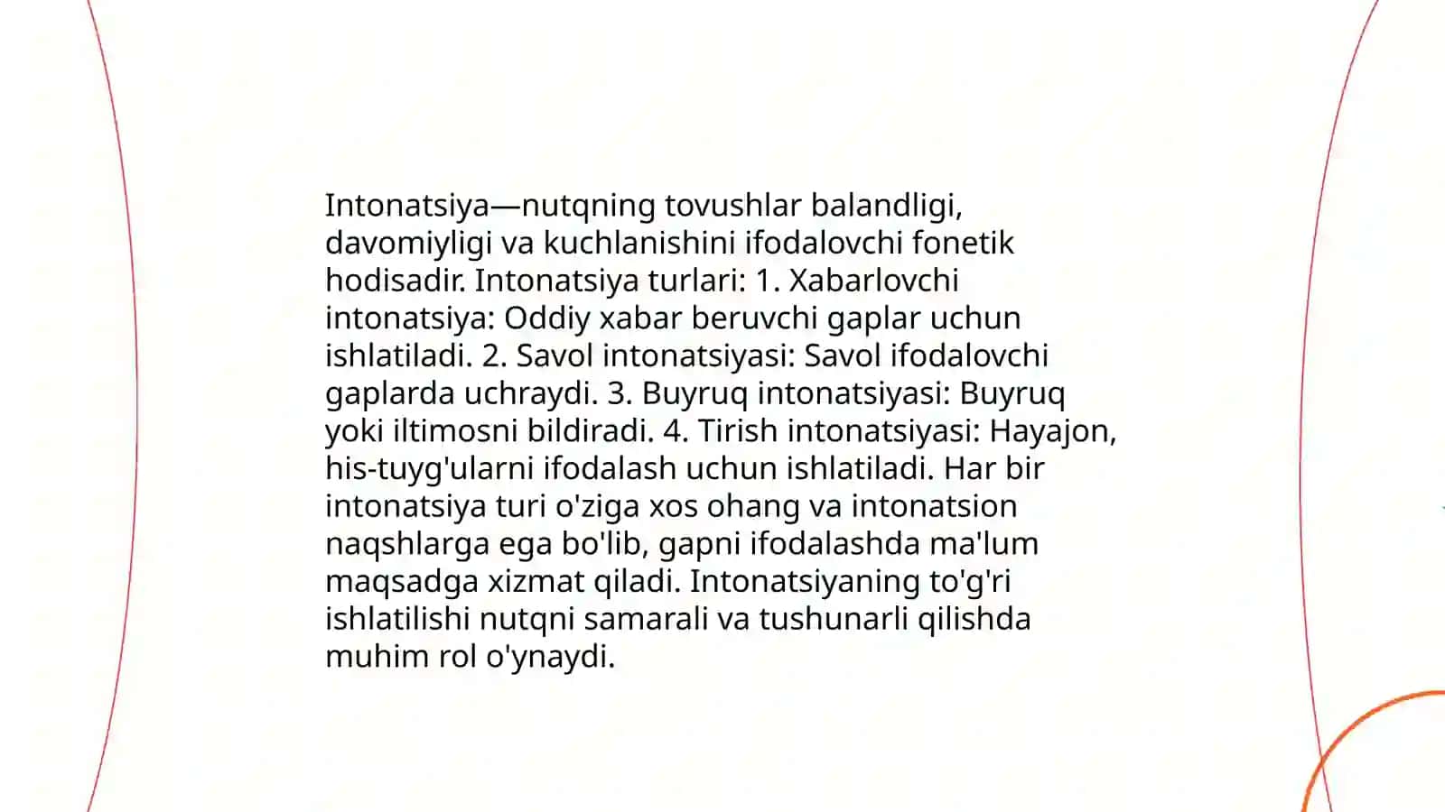 Gapning intonatsion xususiyatlari 3