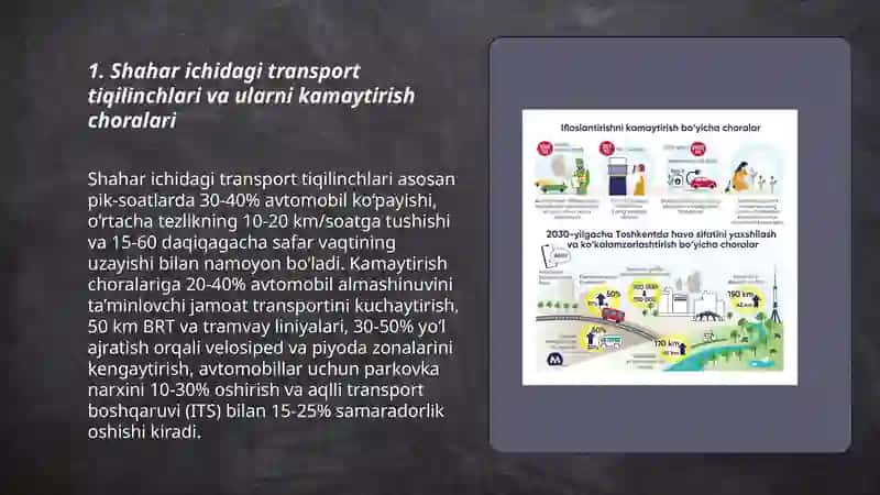 Shahar transporti va sanoat muommolari 3