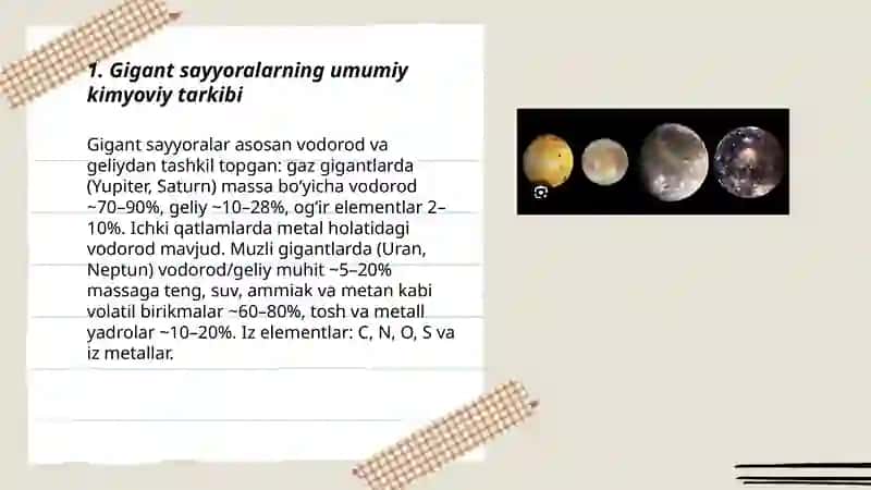 Gigant sayyoralarning fizik tabiati 3