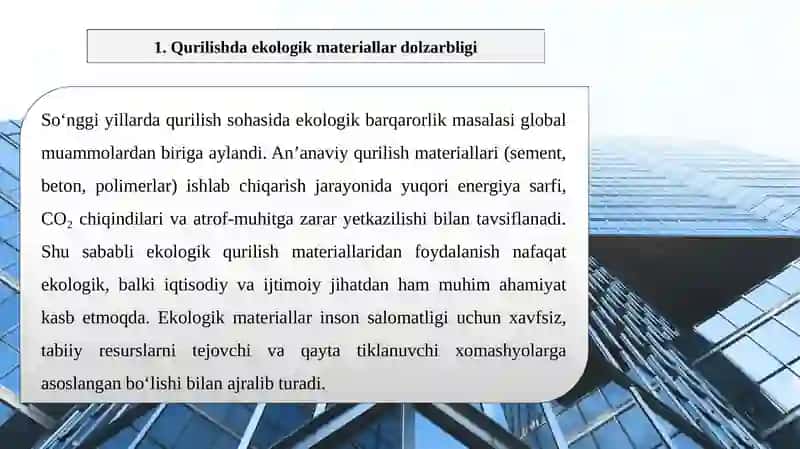 Ekologik qurilish materiallari 3