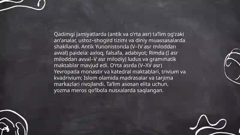 Ta'lim Tarbiya va Maorif Tahliliy Taqdimot 3