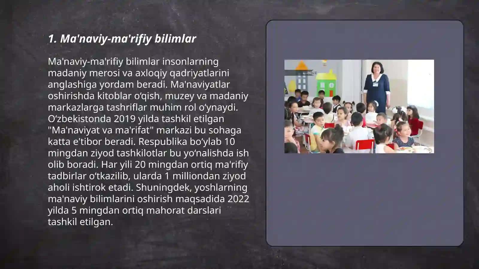 Ma'naviy ma'rifiy bilimlar 3