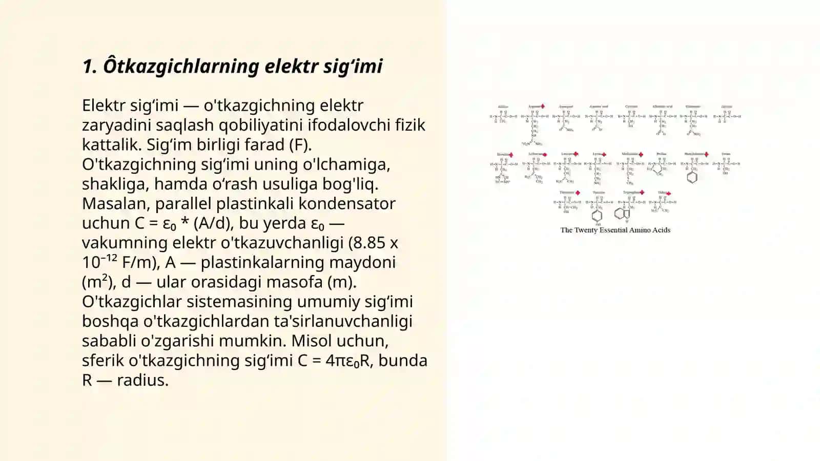 Elektr sig‘imi, kondensatorlar 3