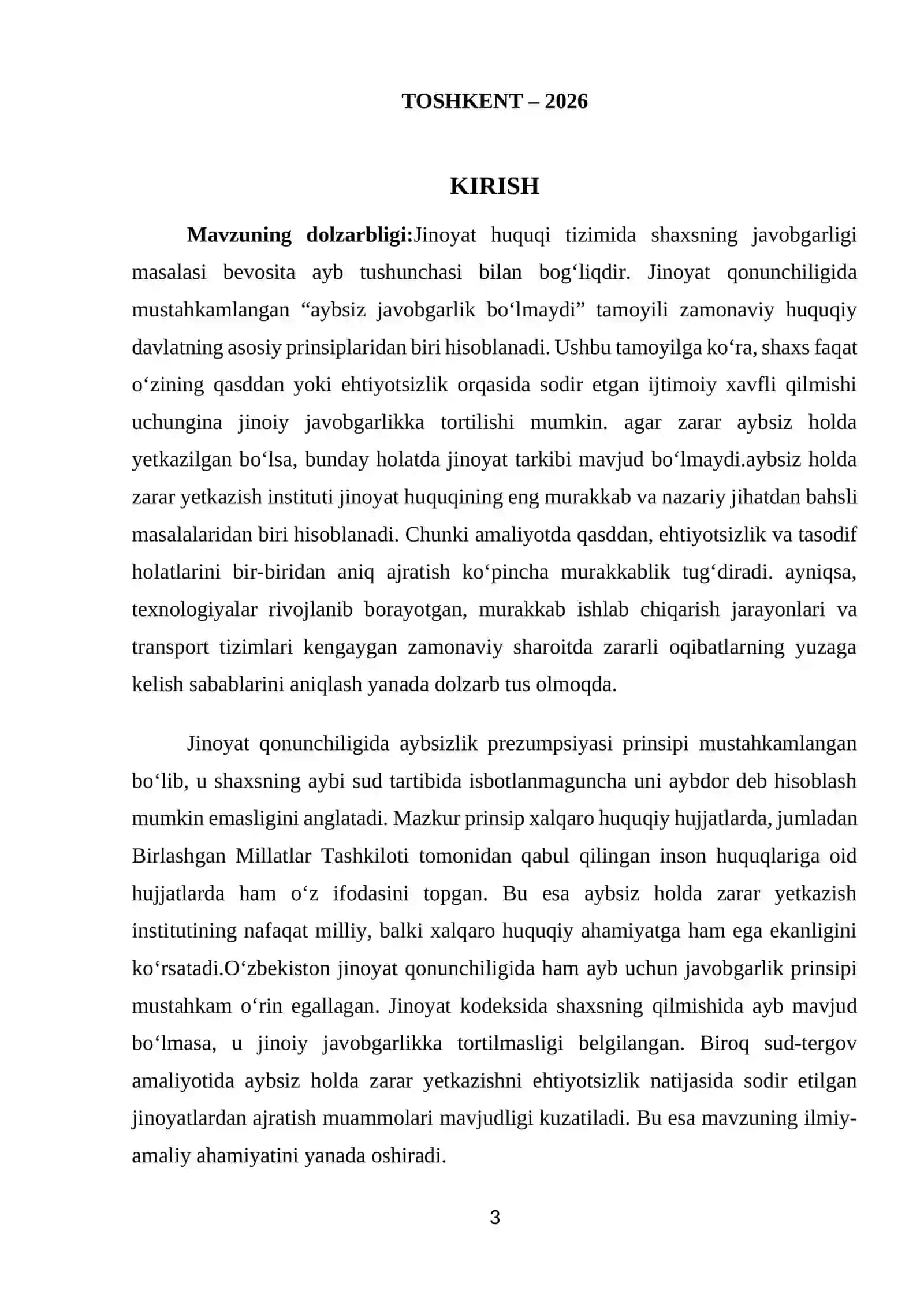 JINOYAT HUQUQI - KURS ISHI 3