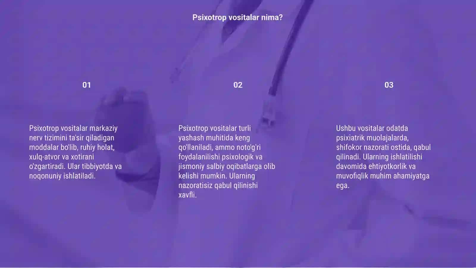 Psixotrop vositasi 3