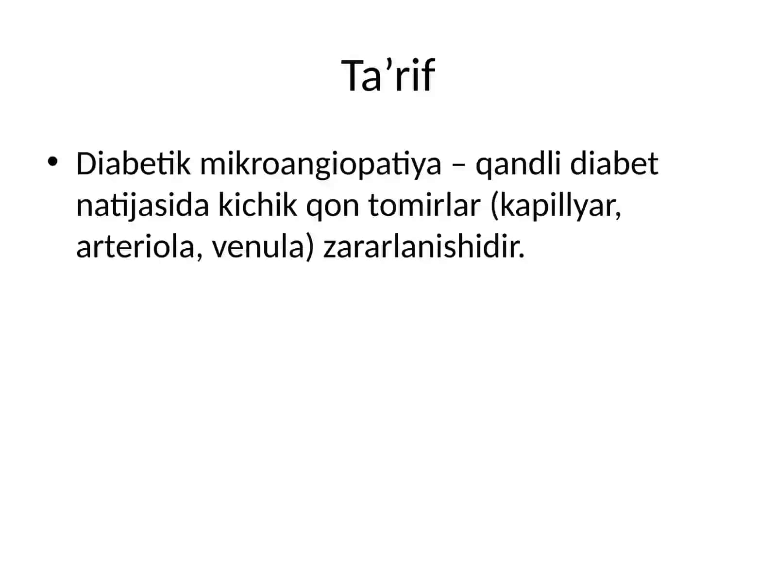 Diabetik mikroangiopatiyalar 3